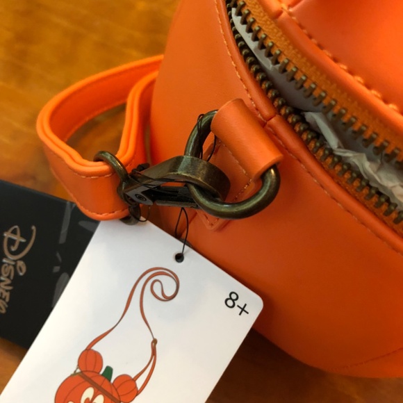 Loungefly Disney Mickey Mouse Mick-O-Lantern Halloween Crossbody NWT - Picture 9 of 9